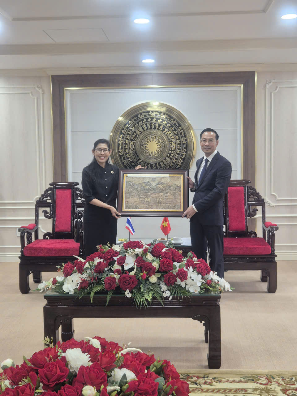 Lãnh đạo tỉnh An Giang tiếp Đại sứ Thái Lan tại Việt Nam